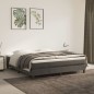 Boxspringbett Dunkelgrau 180x200 cm Samt