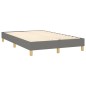 Boxspringbett Dunkelgrau 120x200 cm Stoff