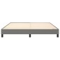 Boxspringbett Dunkelgrau 160x200 cm Stoff