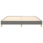 Boxspringbett Dunkelgrau 160x200 cm Stoff