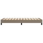 Boxspringbett Taupe 90x200 cm Stoff