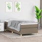 Boxspringbett Taupe 90x200 cm Stoff