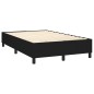 Boxspringbett Schwarz 120x200 cm Stoff