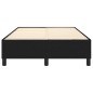 Boxspringbett Schwarz 120x200 cm Stoff