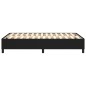 Boxspringbett Schwarz 120x200 cm Stoff