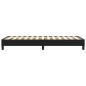 Boxspringbett Schwarz 100x200 cm Kunstleder