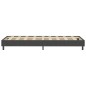 Boxspringbett Dunkelgrau Stoff 100x200 cm