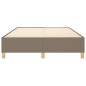 Boxspringbett Taupe 140x200 cm Stoff