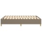 Boxspringbett Taupe 140x200 cm Stoff