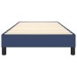 Boxspringbett Blau 80x200 cm Stoff