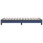 Boxspringbett Blau 80x200 cm Stoff