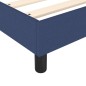 Boxspringbett Blau 80x200 cm Stoff