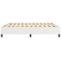 Boxspringbett Weiß 200x200 cm Kunstleder