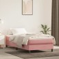 Boxspringbett Rosa 90x190 cm Samt