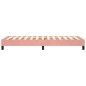 Boxspringbett Rosa 90x190 cm Samt