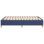 Boxspringbett Blau 140x200 cm Stoff