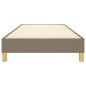 Boxspringbett Taupe 90x190 cm Stoff