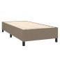 Boxspringbett Taupe 90x200 cm Stoff