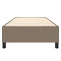 Boxspringbett Taupe 90x200 cm Stoff