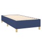 Boxspringbett Blau 80x200 cm Stoff