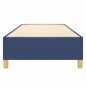 Boxspringbett Blau 80x200 cm Stoff