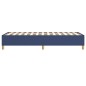 Boxspringbett Blau 80x200 cm Stoff