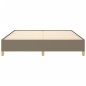 Boxspringbett Taupe 160x200 cm Stoff