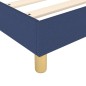 Boxspringbett Blau 90x190 cm Stoff