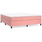 Boxspringbett Rosa 180x200 cm Samt