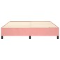 Boxspringbett Rosa 180x200 cm Samt