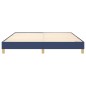 Boxspringbett Blau 160x200 cm Stoff