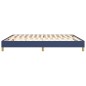 Boxspringbett Blau 160x200 cm Stoff