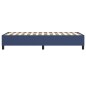 Boxspringbett Blau 80x200 cm Stoff