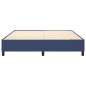 Boxspringbett Blau 160x200 cm Stoff