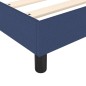 Boxspringbett Blau 140x190 cm Stoff