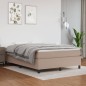 Boxspringbett Matratze Cappuccino-Braun 140x200cm Kunstleder