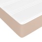 Boxspringbett Matratze Cappuccino-Braun 140x200cm Kunstleder