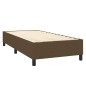 Boxspringbett Dunkelbraun 80x200 cm Stoff