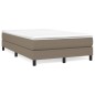 Boxspringbett Taupe 120x200 cm Stoff