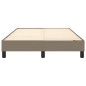 Boxspringbett Taupe 120x200 cm Stoff