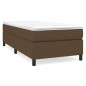 Boxspringbett Dunkelbraun 100x200 cm Stoff