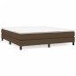 Boxspringbett Dunkelbraun 160x200 cm Stoff