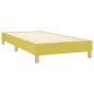 Boxspringbett Grün 80x200 cm Stoff