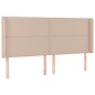 Boxspringbett mit Matratze & LED Cappuccino-Braun 160x200cm