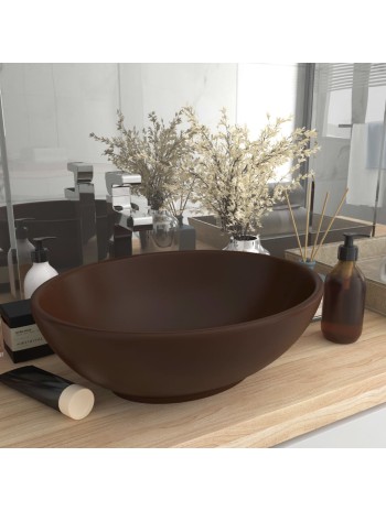Luxus-Waschbecken Rechteckig Matt Hellgrau 71x38 cm KeramikHome-Essentials