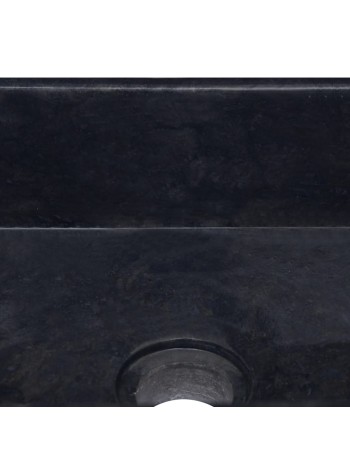 Waschbecken Schwarz 30x30x13 cm MarmorHome-Essentials